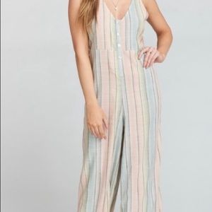 Show Me Your MuMu Striped Romper Medium